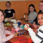 Halveran Day Care Children Spread Holiday Cheer Decorating Christmas Trees