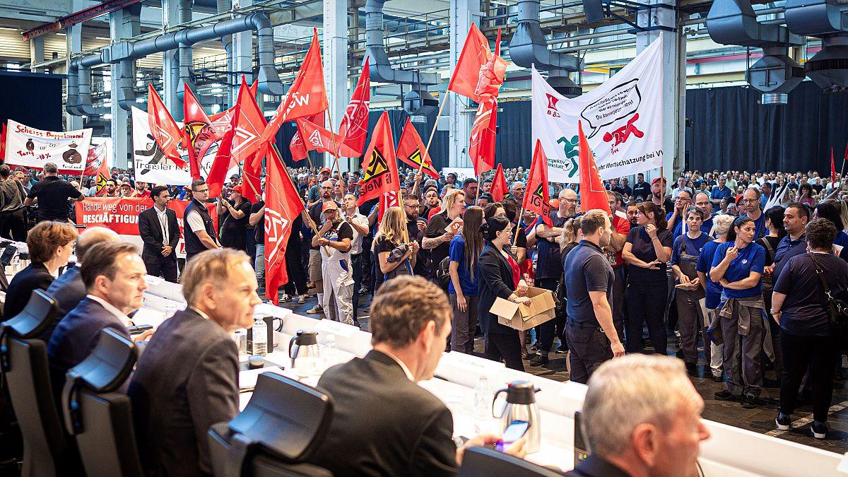 Volkswagen Workers Brace for Tough Strike Over Job Cuts