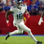 Titans’ Treylon Burks Out for Season With Knee Injury