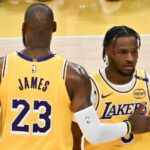 LeBron and Bronny James Jerseys from Historic NBA Debut Sell for 2,000