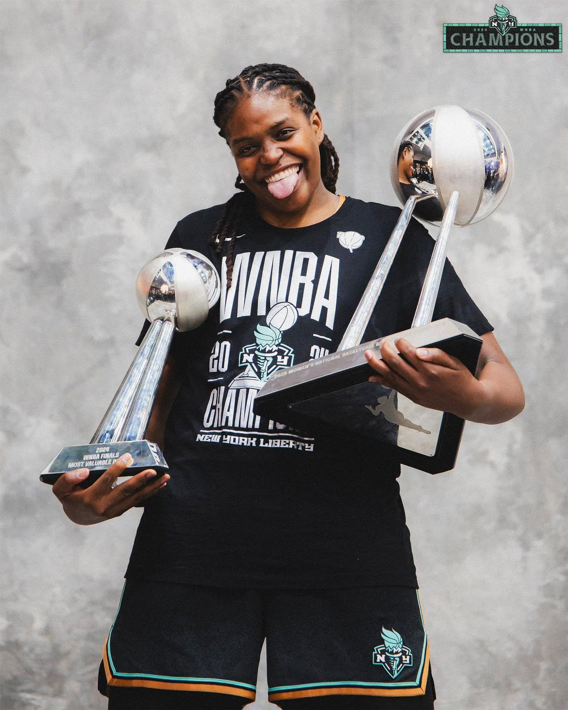 WNBA Champion Jonquel Jones on Liberty’s White House Visit Plans