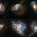 Galaxy Collisions Forged Cosmic Giants in Early Universe